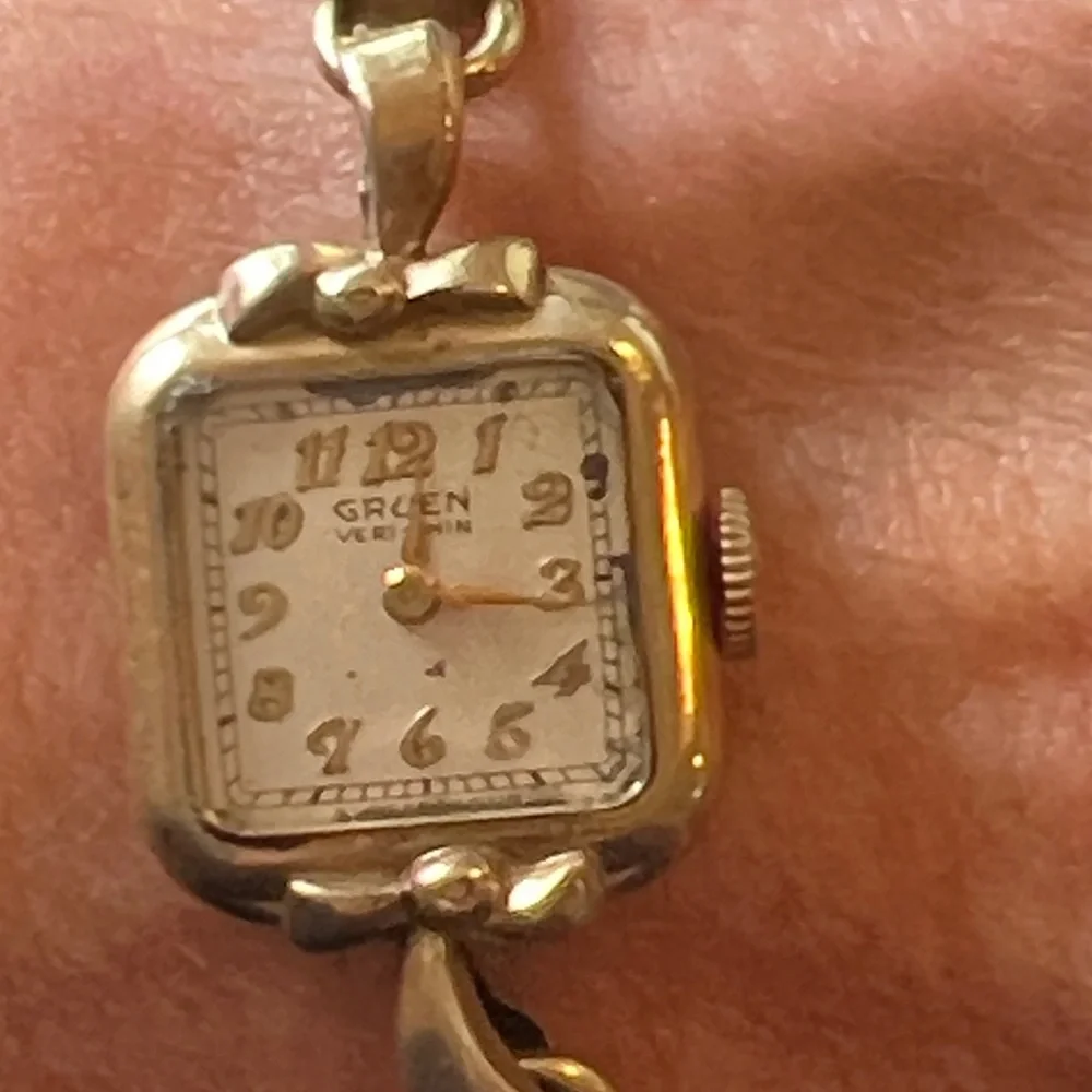 10k Gold Filled Gruen ladies watch Works